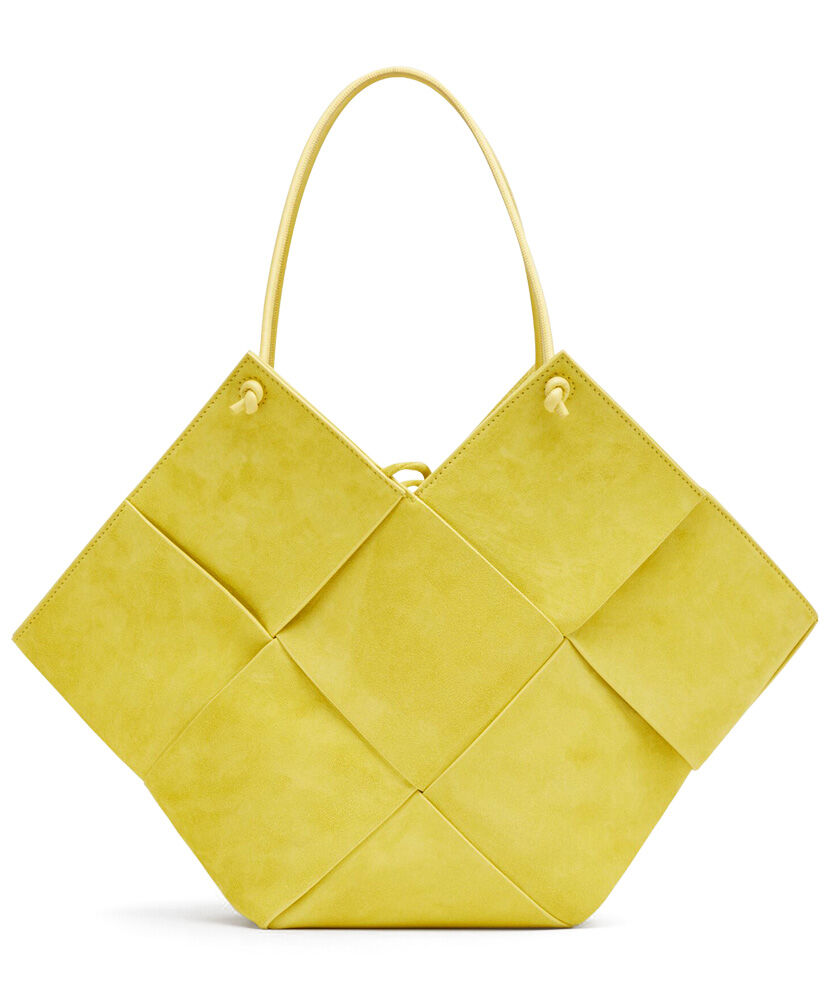 Bottega Veneta Tote Bag Intrecciato Nappa Yellow